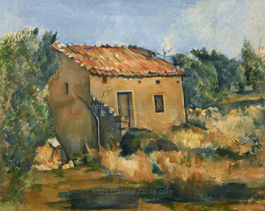 Paul Cézanne_s Abandoned House near Aix-en-Provence (1885–1887) landscape apercu