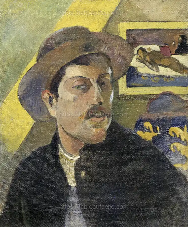 Paul Gauguin_s Self-Portrait in a Hat (1893) apercu