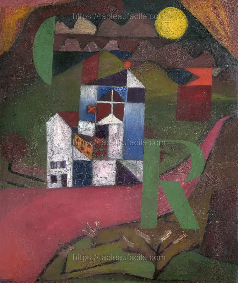 Villa R (1919) Paul Klee apercu
