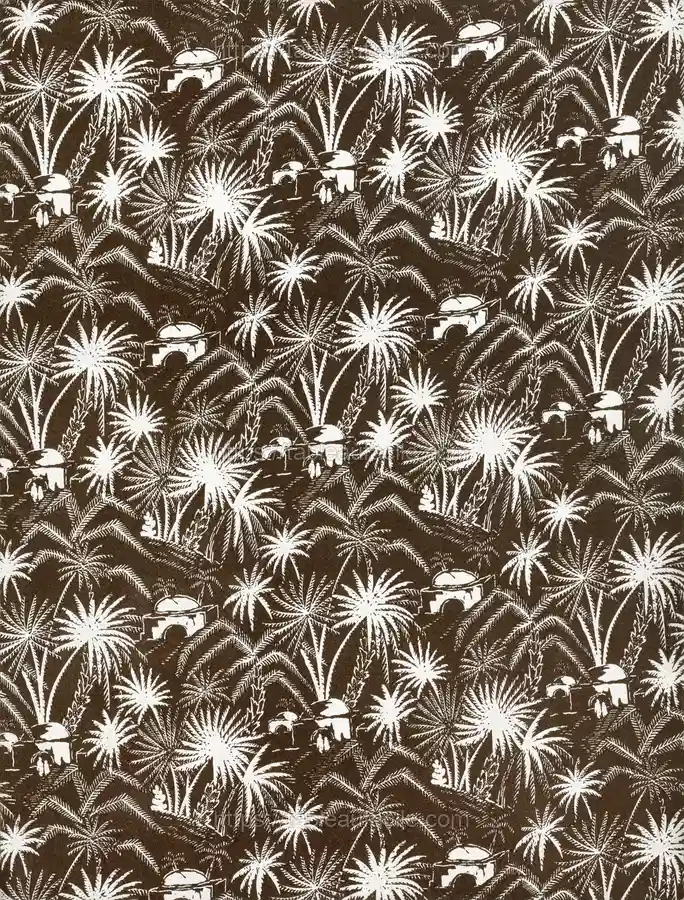 White palm trees (1931) Charles Goy apercu