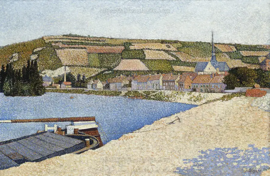 Les Andelys, Côte d’Aval (1886) Paul Signac apercu