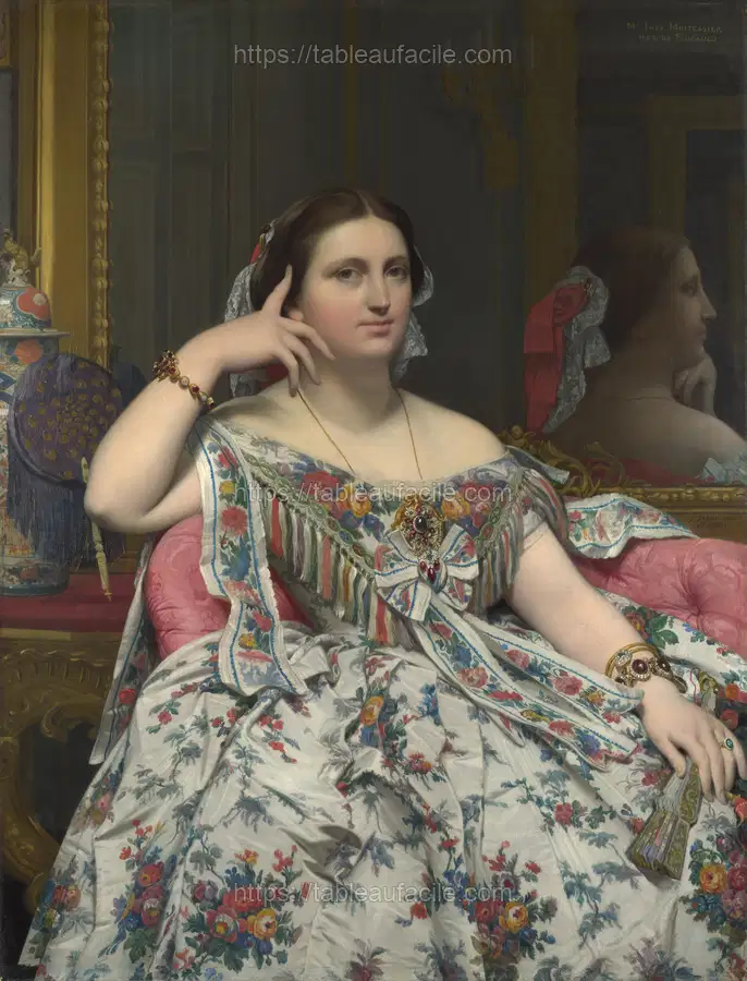 Dominique Ingres - Mme Moitessier apercu