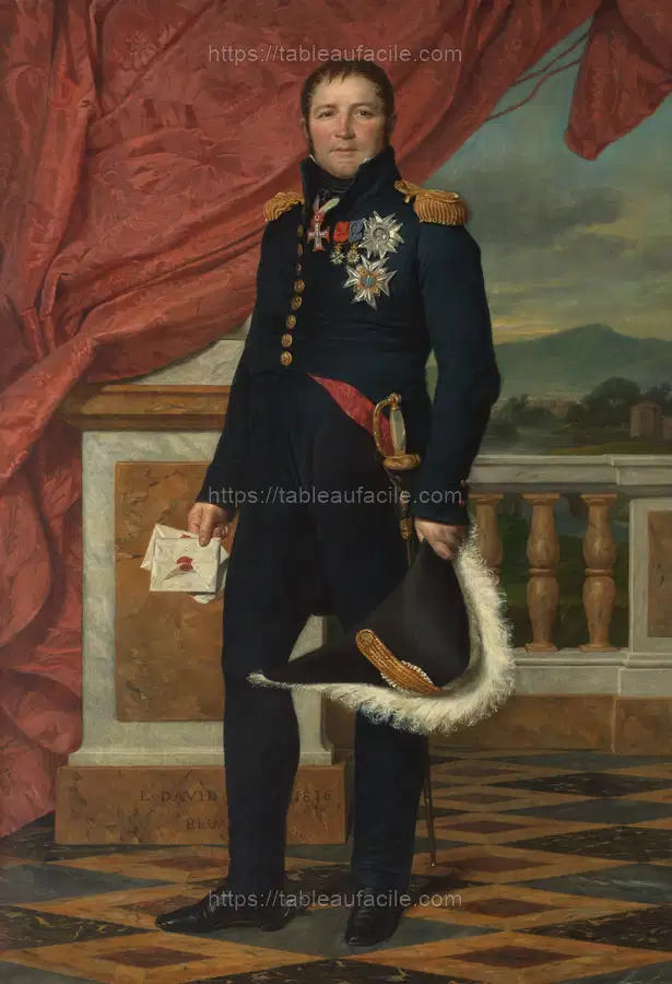 General Étienne-Maurice Gérard (1773–1852) by Jacques Louis David apercu