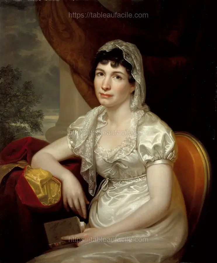 Portrait of Jane Griffith Koch by Rembrandt Peale apercu
