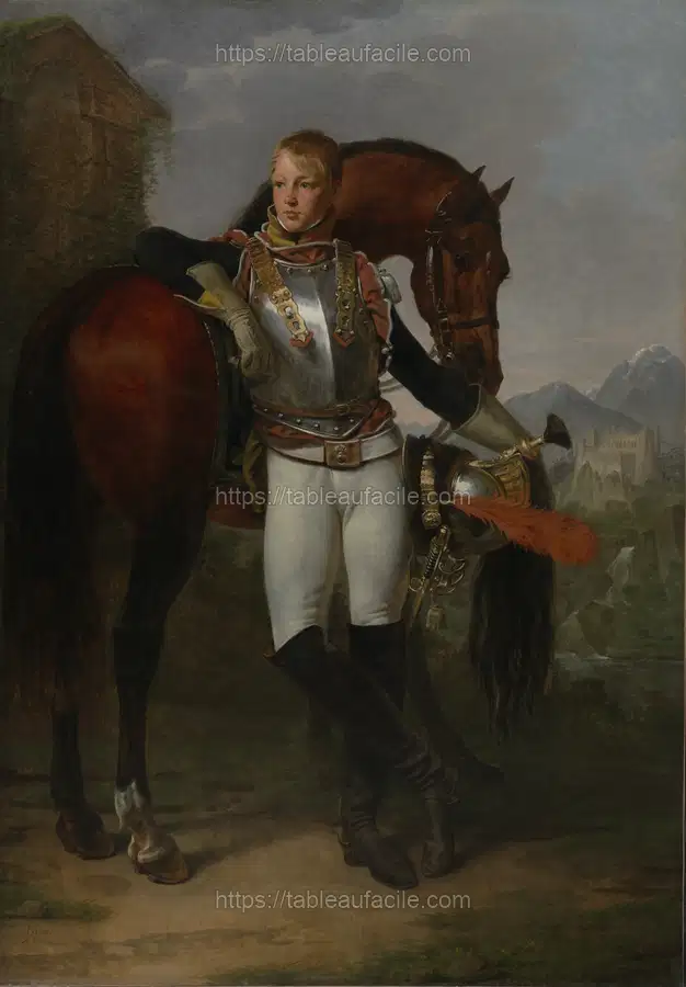 Portrait of Second Lieutenant Charles Legrand by Baron Antoine Jean Gros apercu