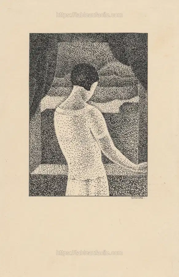 Woman at the window by Mikuláš Galanda apercu
