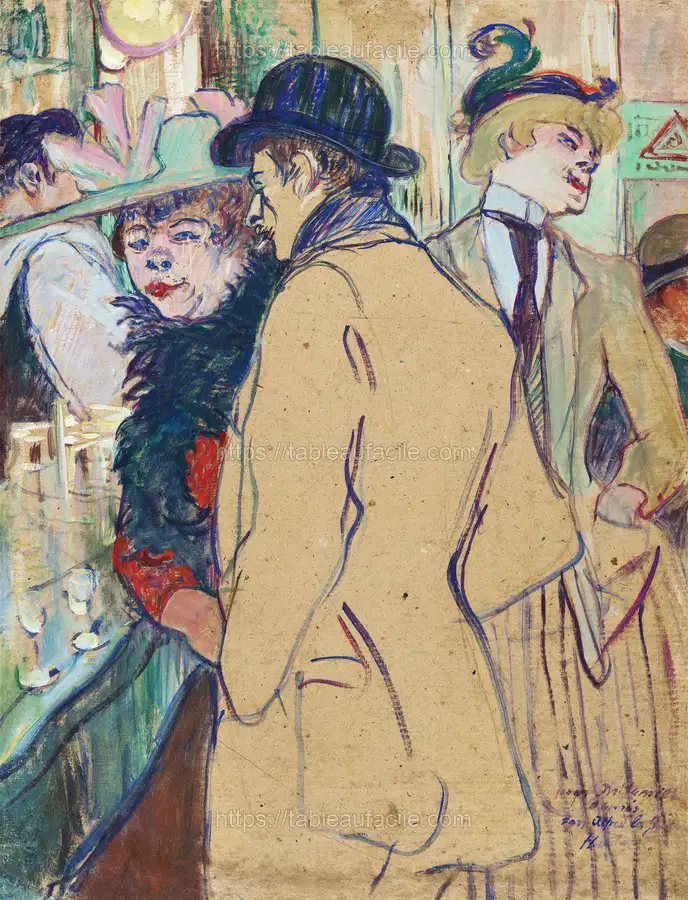 Alfred la Guigne (1894) Henri de Toulouse–Lautrec apercu