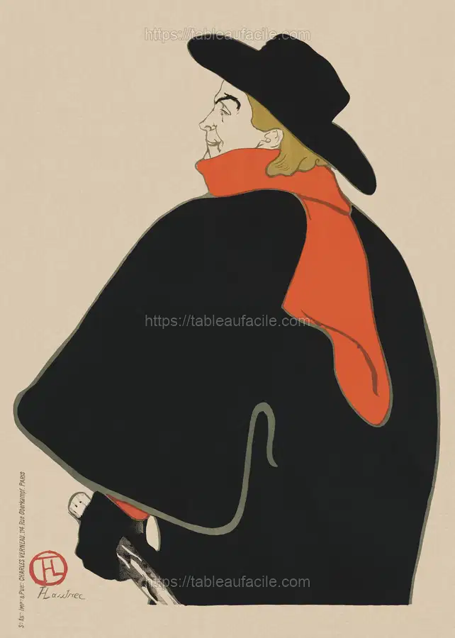 Aristide Bruant, in His Cabaret (1893)Henri de Toulouse–Lautrec apercu