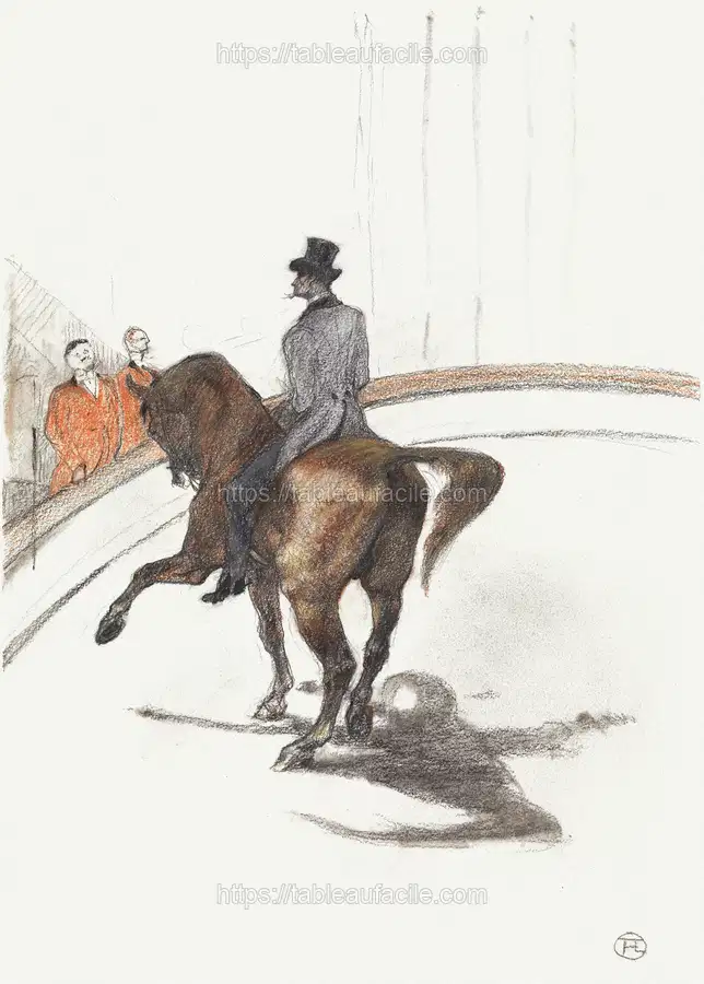 At the Circus The Spanish Walk (Au Cirque Le Pas espagnol) (1899) Henri de Toulouse–Lautrec apercu