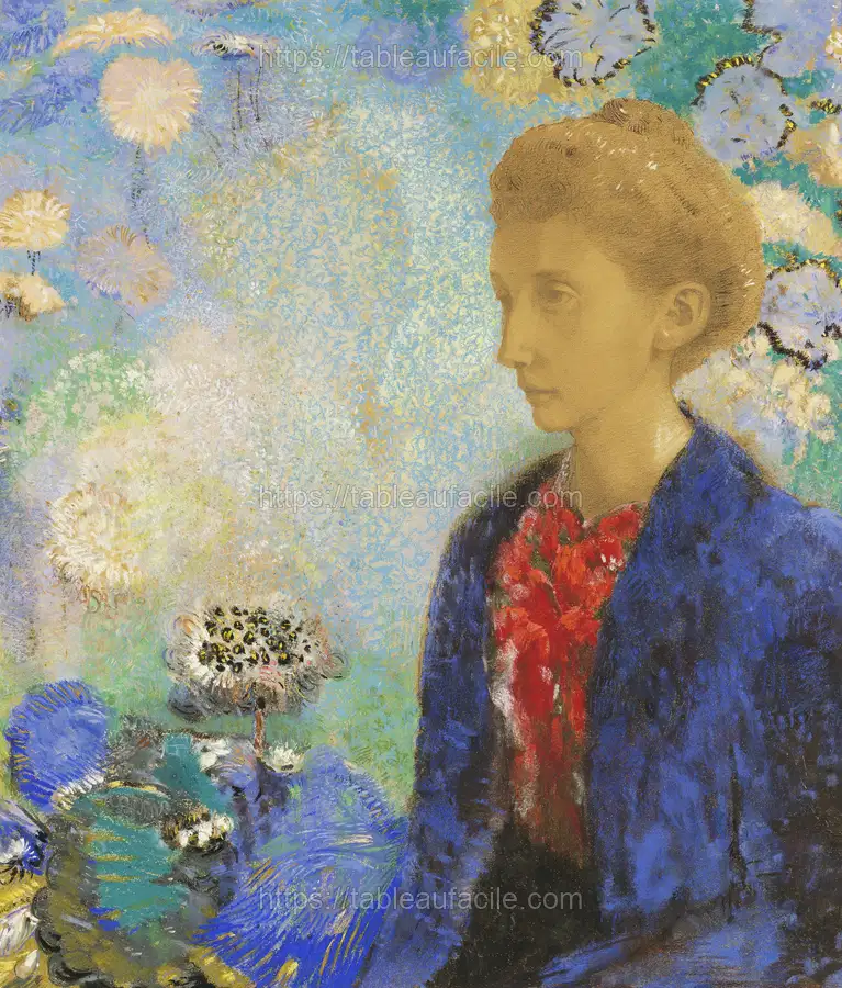 Baronne de Domecy (1900) by Odilon Redon apercu