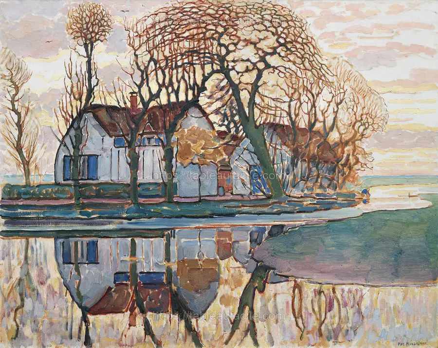 Farm near Duivendrecht (1916)  Piet Mondrian apercu