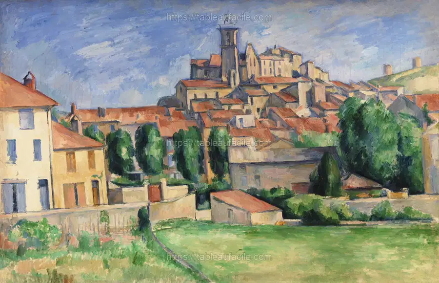 Gardanne (Horizontal View) (Gardanne [vue horizontale]) (ca. 1885) by Paul Cézanne apercu