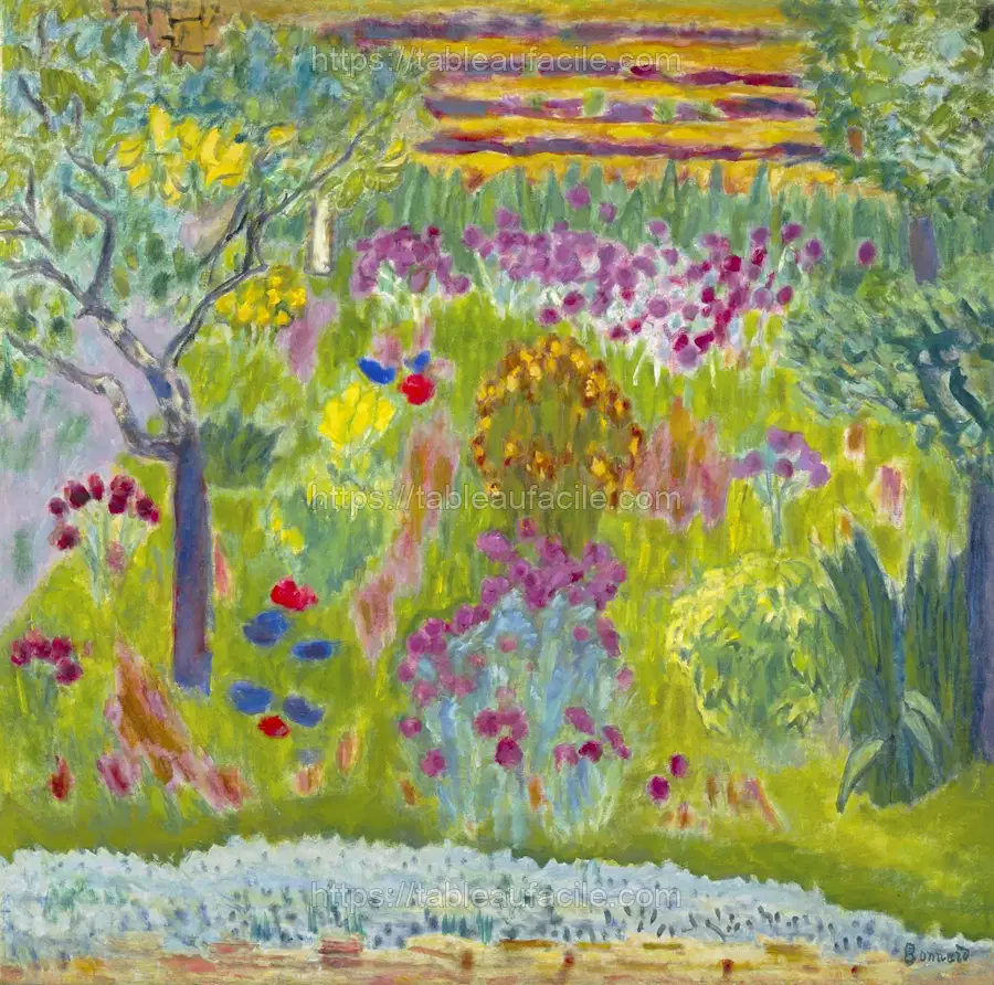 Garden (1935) Pierre Bonnard apercu