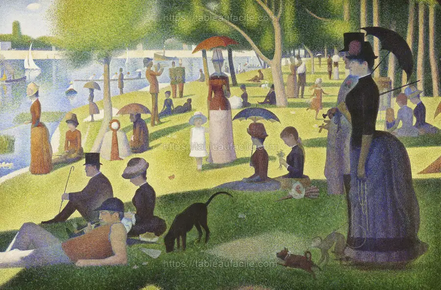 Georges Seurat_s A Sunday on La Grande Jatte (1884) apercu