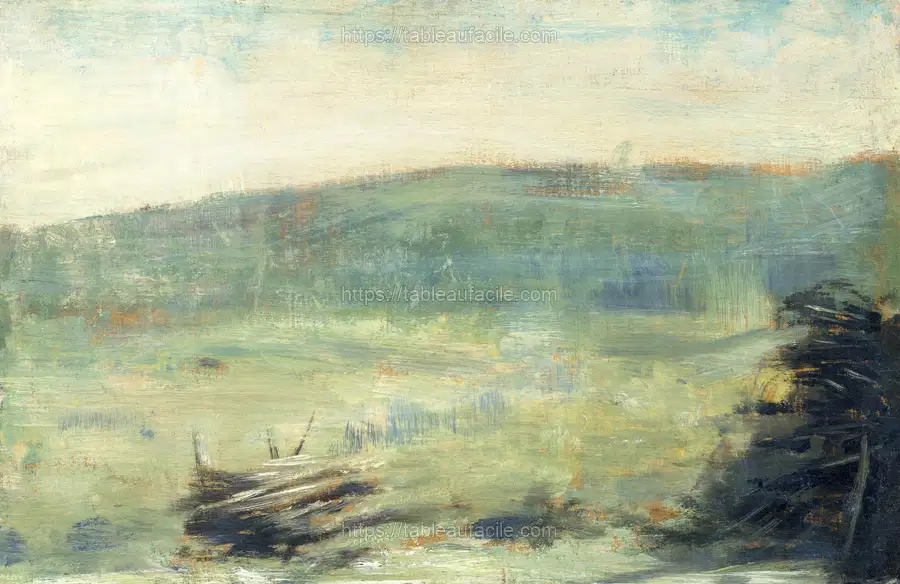 Georges Seurat_s Landscape at Saint-Ouen apercu