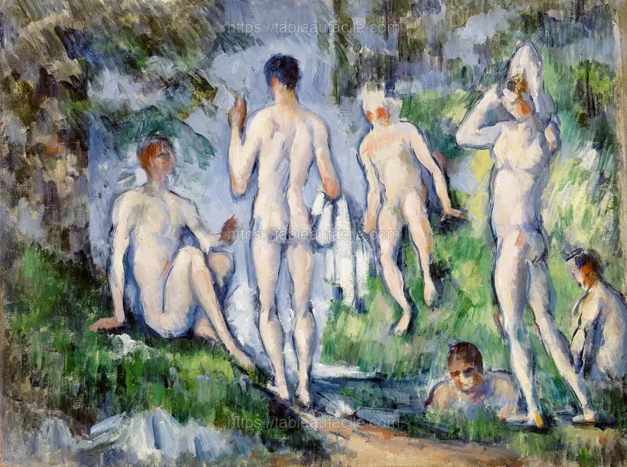 Group of Bathers (Groupe de baigneurs) (ca. 1892–1894) by Paul Cézanne apercu