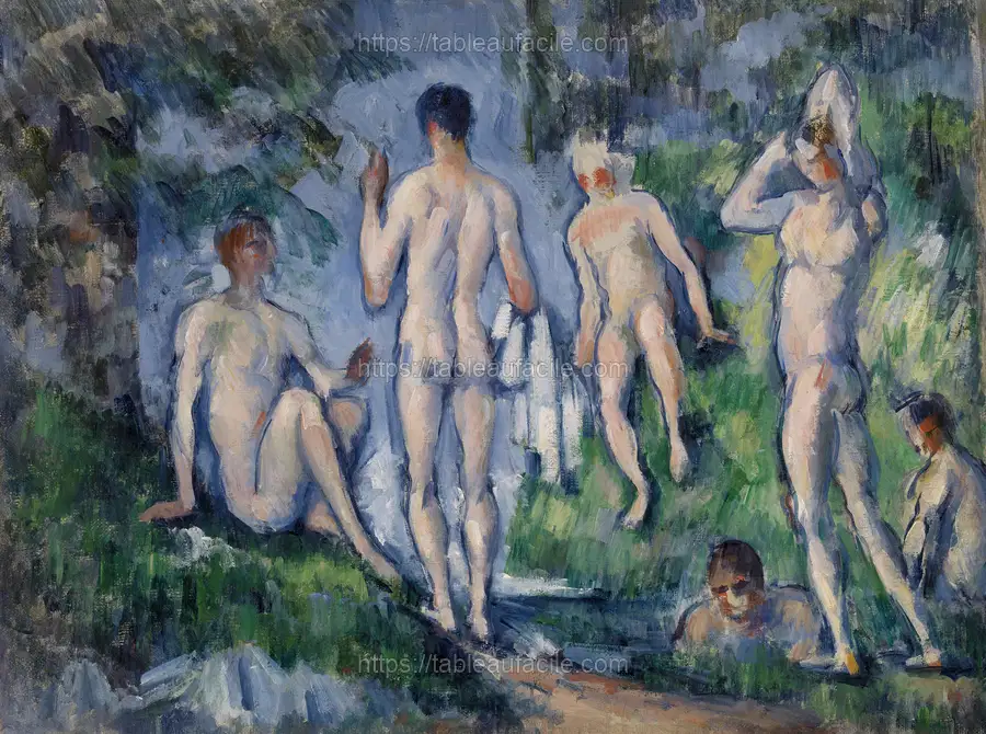 Group of Bathers (Groupe de baigneurs) by Paul Cézanne apercu