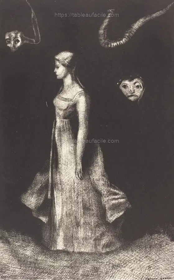 Hantise (Obsession) (1894) by Odilon Redon apercu