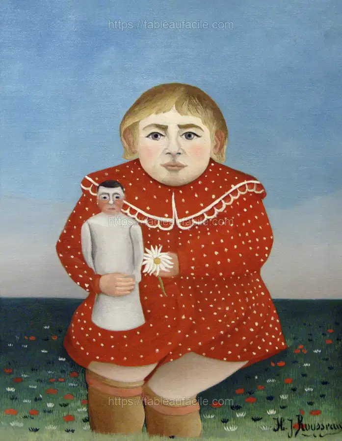 Henri Rousseau_s Child with Doll (1906) apercu