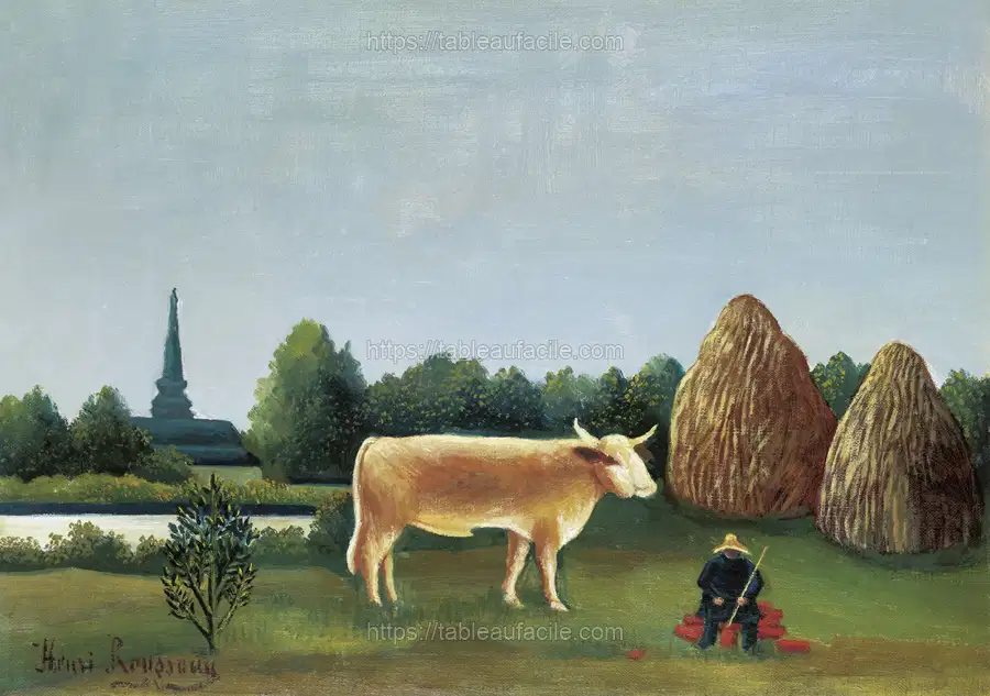 Henri Rousseau_s Scene in Bagneux on the Outskirts of Paris (1909) apercu