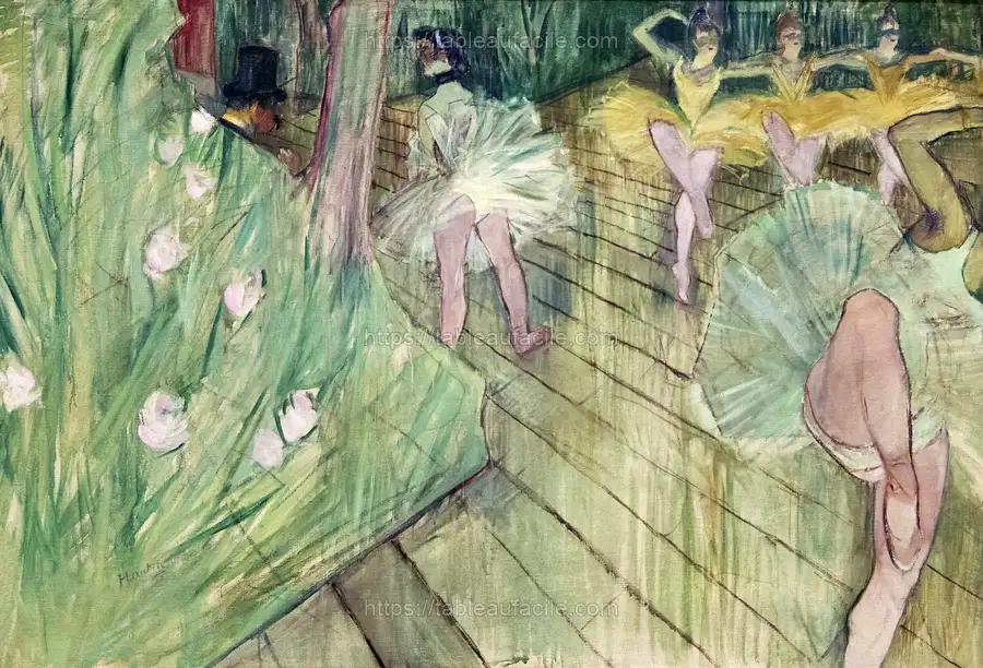 Henri de Toulouse–Lautrec, Ballet Scene apercu
