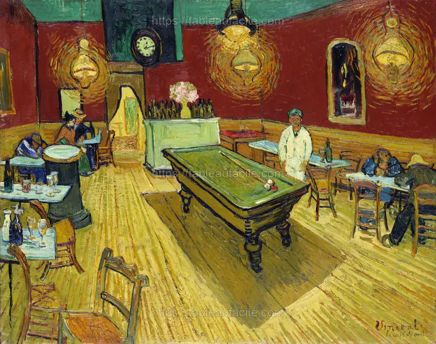 Le café de nuit (The Night Café) (1888) by Vincent van Gogh apercu