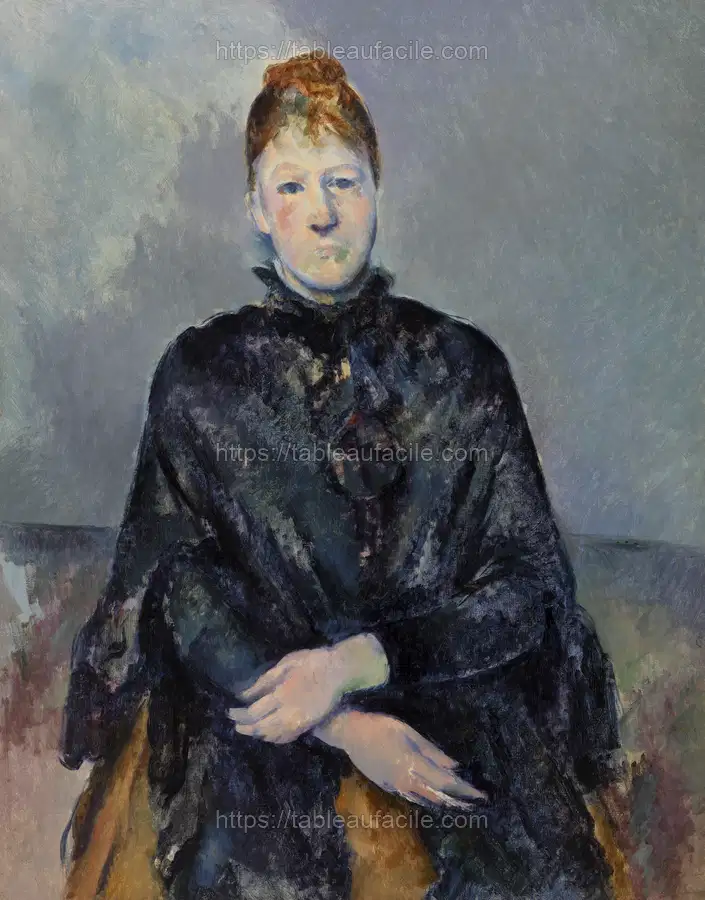 Madame Cézanne (Portrait de Madame Cézanne) (ca. 1888–1890) by Paul Cézanne apercu
