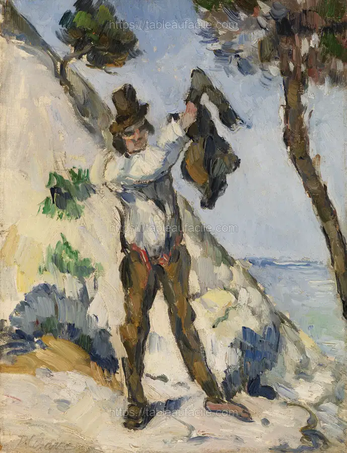 Man with a Vest (L_Homme Ã la veste) (ca. 1873) by Paul Cézanne apercu