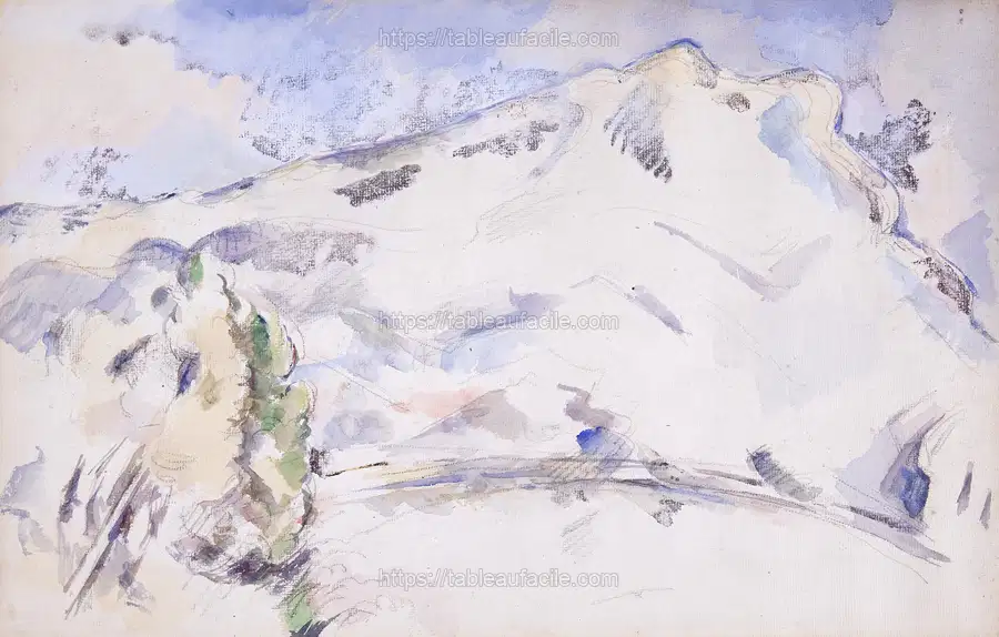 Mont Sainte-Victoire (La Montagne Sainte-Victoire) by Paul Cézanne apercu