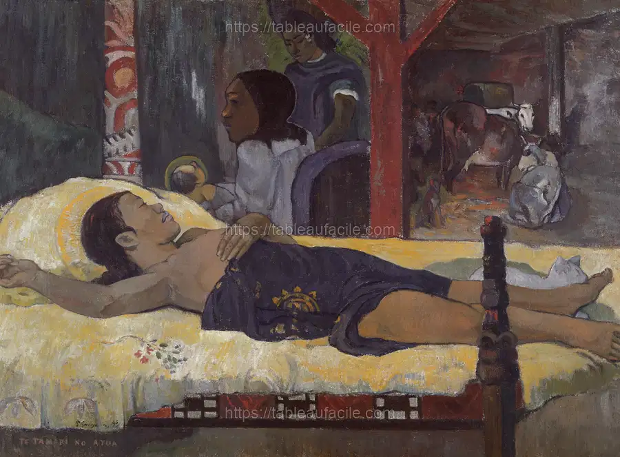 Paul Gauguin_s The Birth of Christ (Te tamari no atua) (1896) apercu