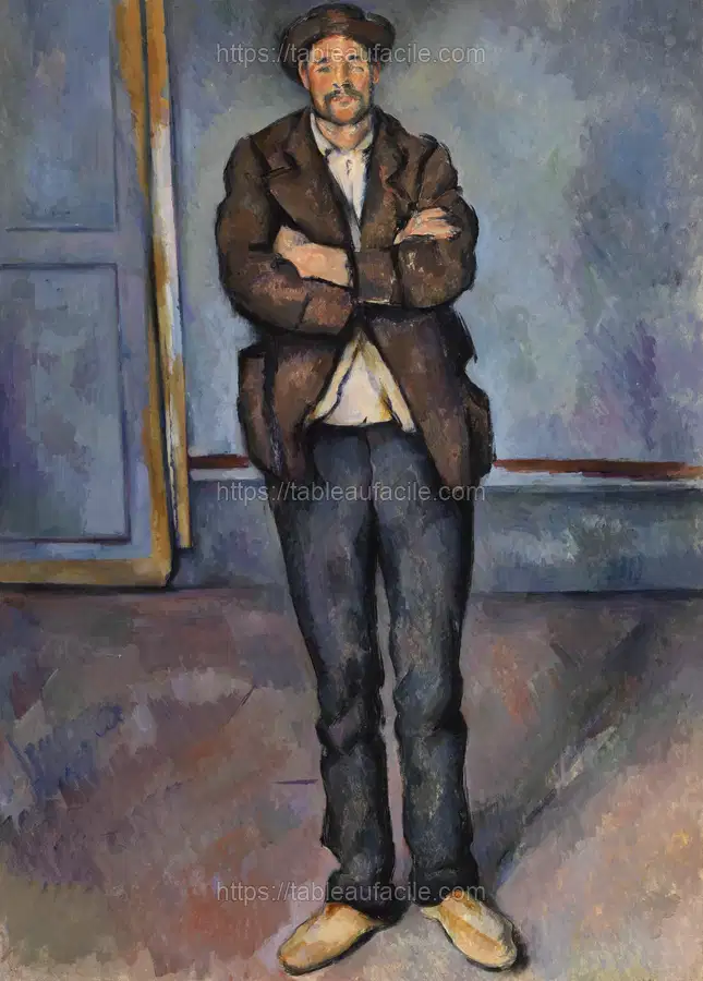 Peasant Standing with Arms Crossed (Paysan debout, les bras croisés) (ca. 1895) by Paul Cézanne apercu