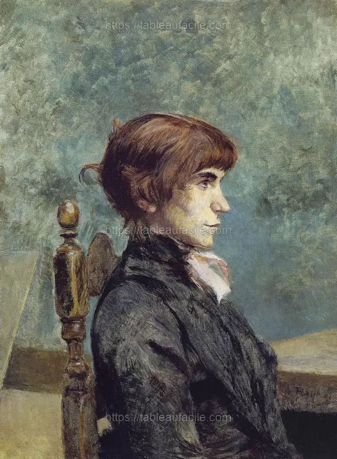 Portrait of Jeanne Wenz (1886) Henri de Toulouse–Lautrec apercu