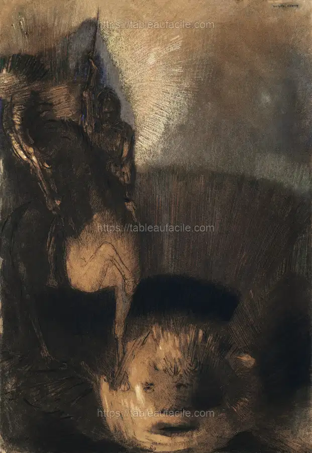Saint George and the Dragon by Odilon Redon apercu