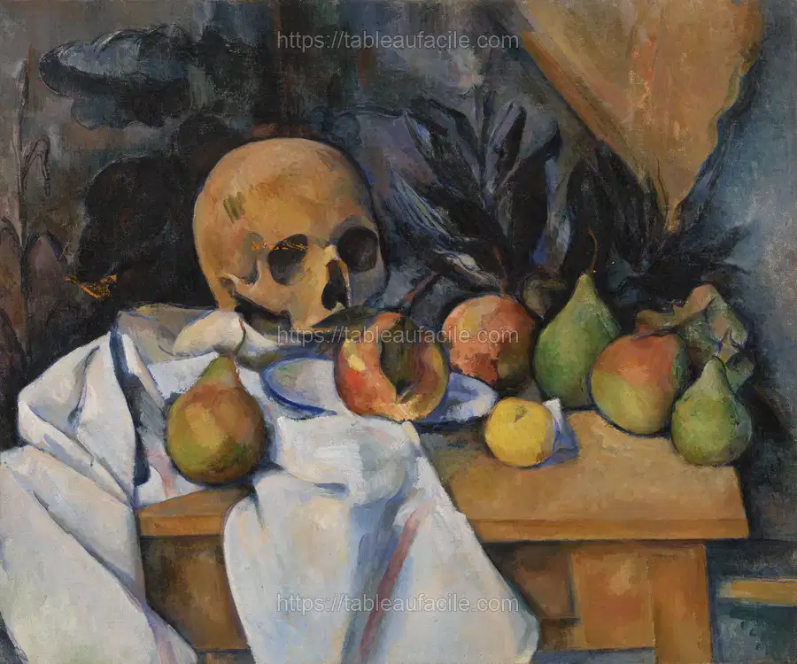 Still Life with Skull (Nature morte au crâne) (ca. 1896–1898) by Paul Cézanne apercu