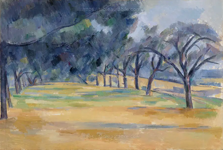 The Allée at Marines (L_Allée de Marines) (ca. 1898) by Paul Cézanne apercu