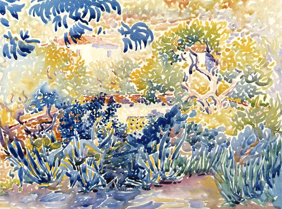 The Artist_s Garden at Saint-Clair (1904–1905) Henri-Edmond Cross apercu