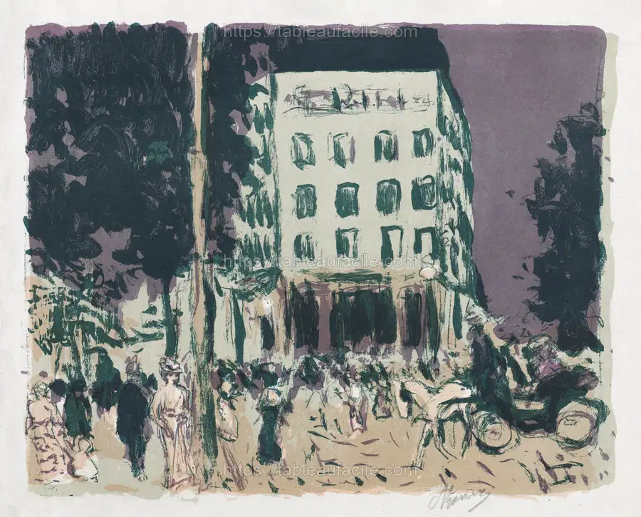 The Boulevards (1900) by Pierre Bonnard apercu