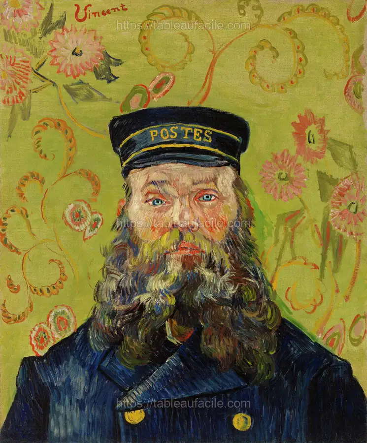 The Postman (Joseph Roulin) (1888) by Vincent Van Gogh apercu