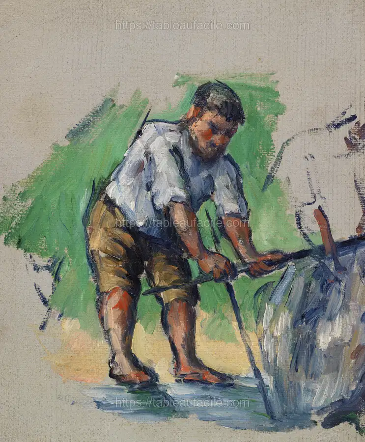 The Well Driller (Le Foreur) (ca. 1873–1874) by Paul Cézanne apercu