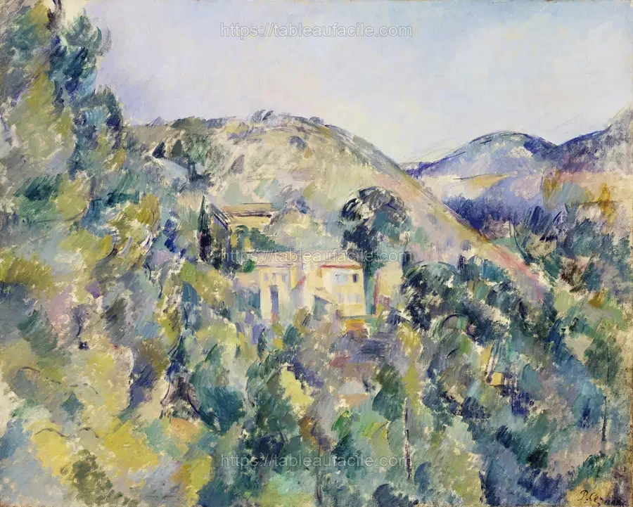 View of the Domaine Saint-Joseph (late 1880s) by Paul Cézanne apercu