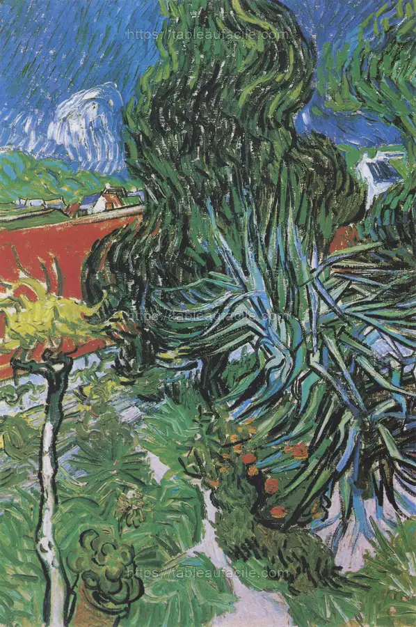 Vincent van Gogh_s Doctor Gachet_s Garden in Auvers (1890) apercu