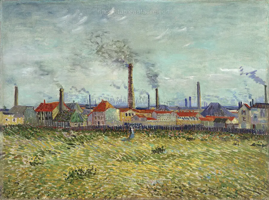 Vincent van Gogh_s Factories at Clichy (1887) apercu