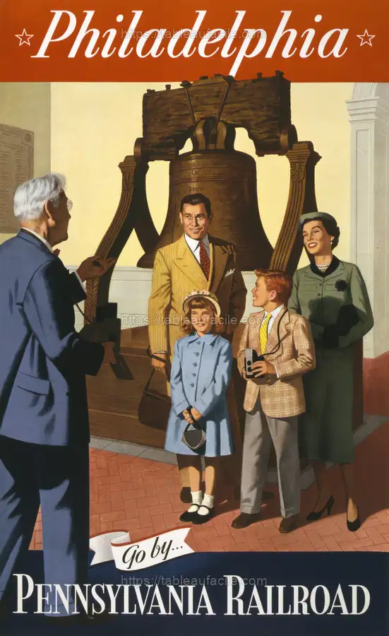 Philadelphia. Go by… Pennsylvania Railroad (1955) apercu