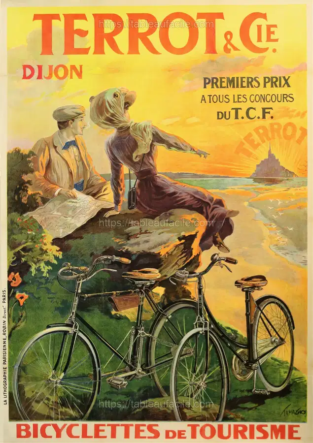 Terrot And Cie. Dijon Bicyclettes De Tourisme (c.1900) apercu