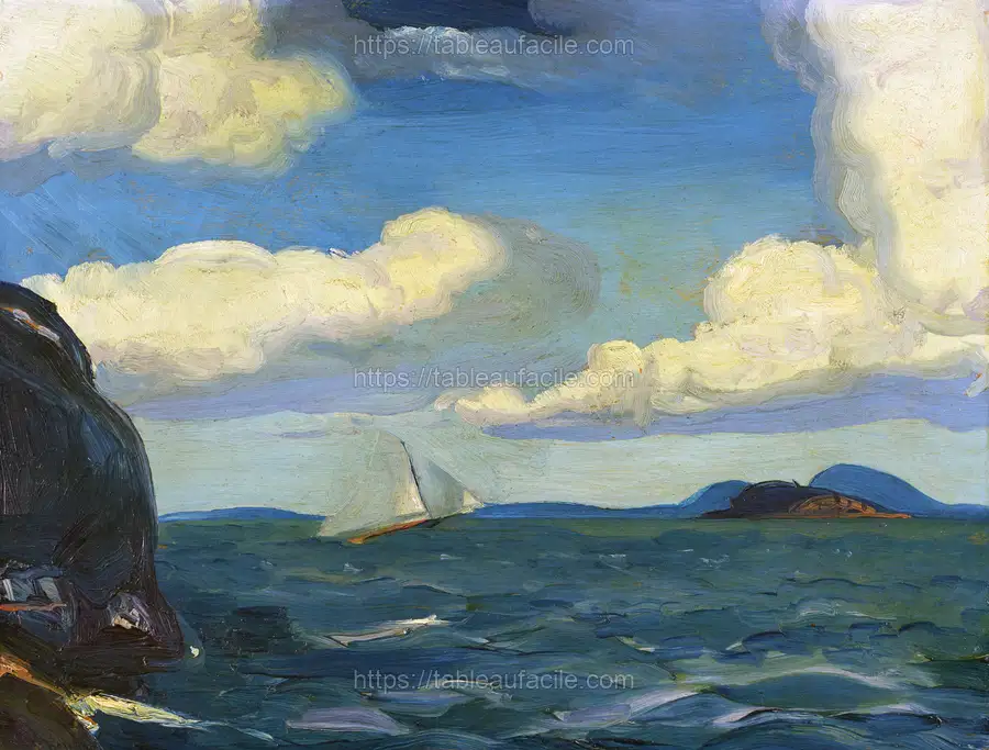 A Fresh Breeze (1913) by George Wesley Bellows apercu