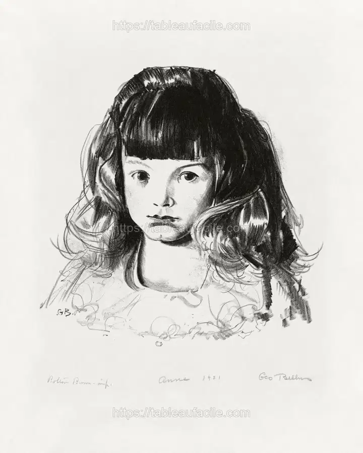 Anne (1923)  by George Wesley Bellows apercu