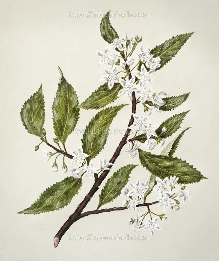 Antique plant drawn by Sarah Featon 4b apercu
