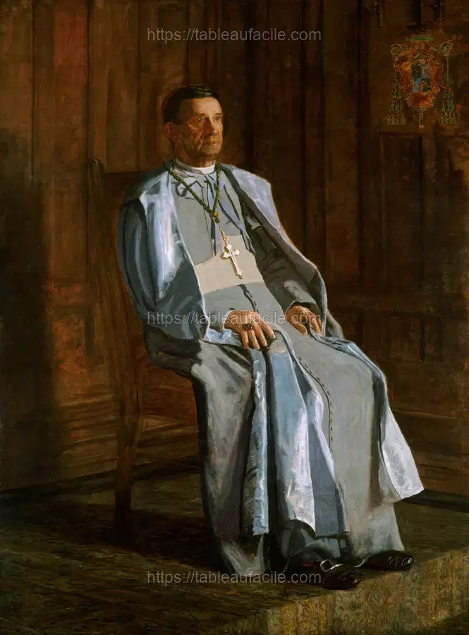 Archbishop Diomede Falconio (1905) by Thomas Eakins apercu