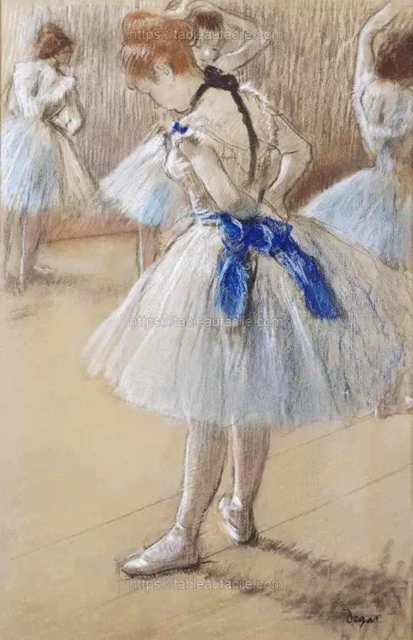 Dancer (1880) painting in high resolution by Edgar Degas apercu