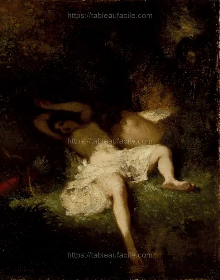 Diana Resting by Jean François Millet apercu